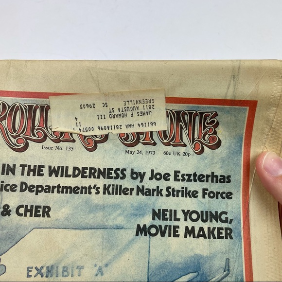 Vintage Rolling Stone Magazine Neil Young Sonny And Cher May 24, 1973 Music Art - Picture 2 of 5